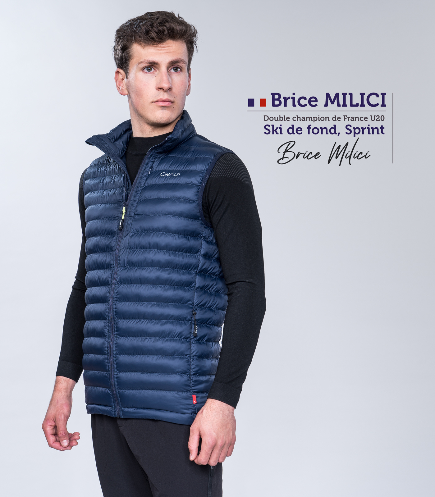 Gilet en duvet synthétique Primaloft Black Thermoplume®