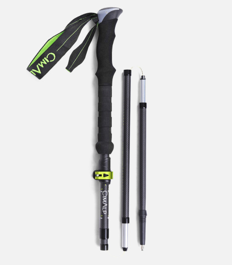 Paire de bâtons carbone 5 brins pliables Easy-lock