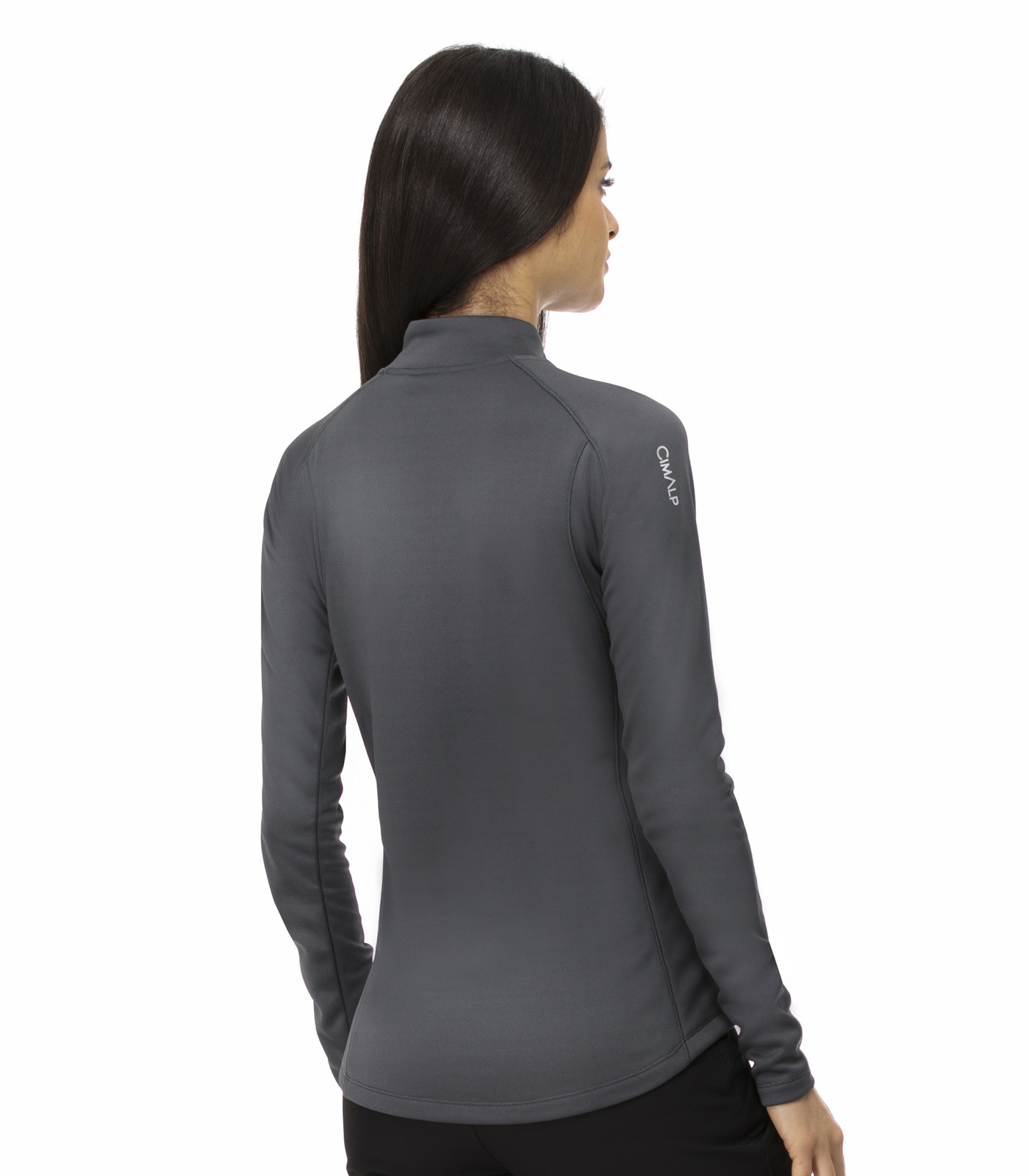 Sweat technique chaud & stretch à col zippé