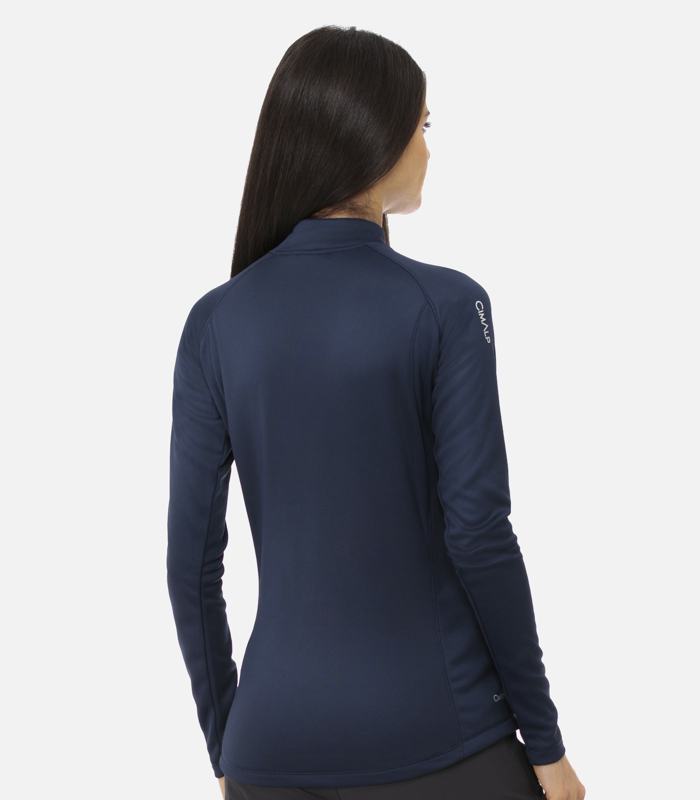 Sweat technique chaud & stretch à col zippé