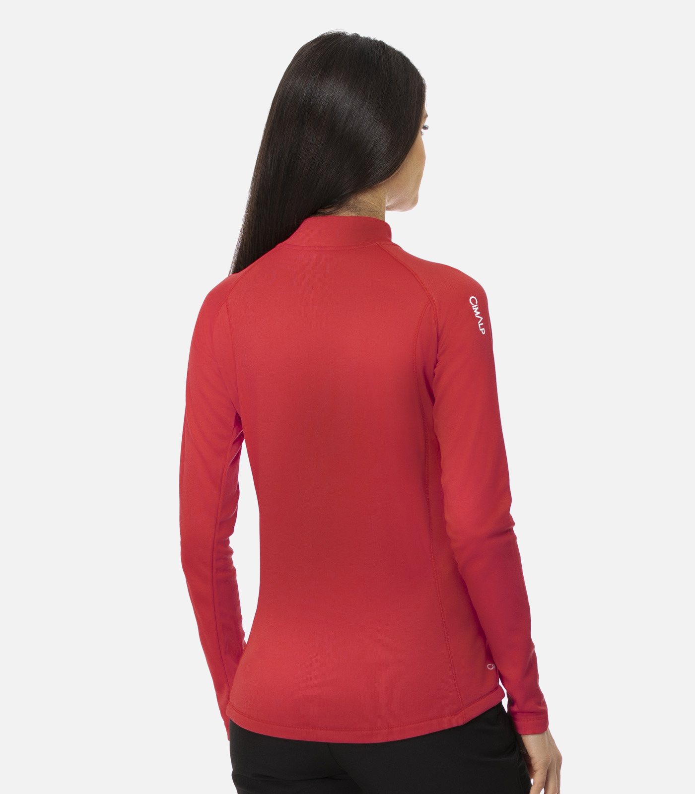 Sweat technique chaud & stretch à col zippé