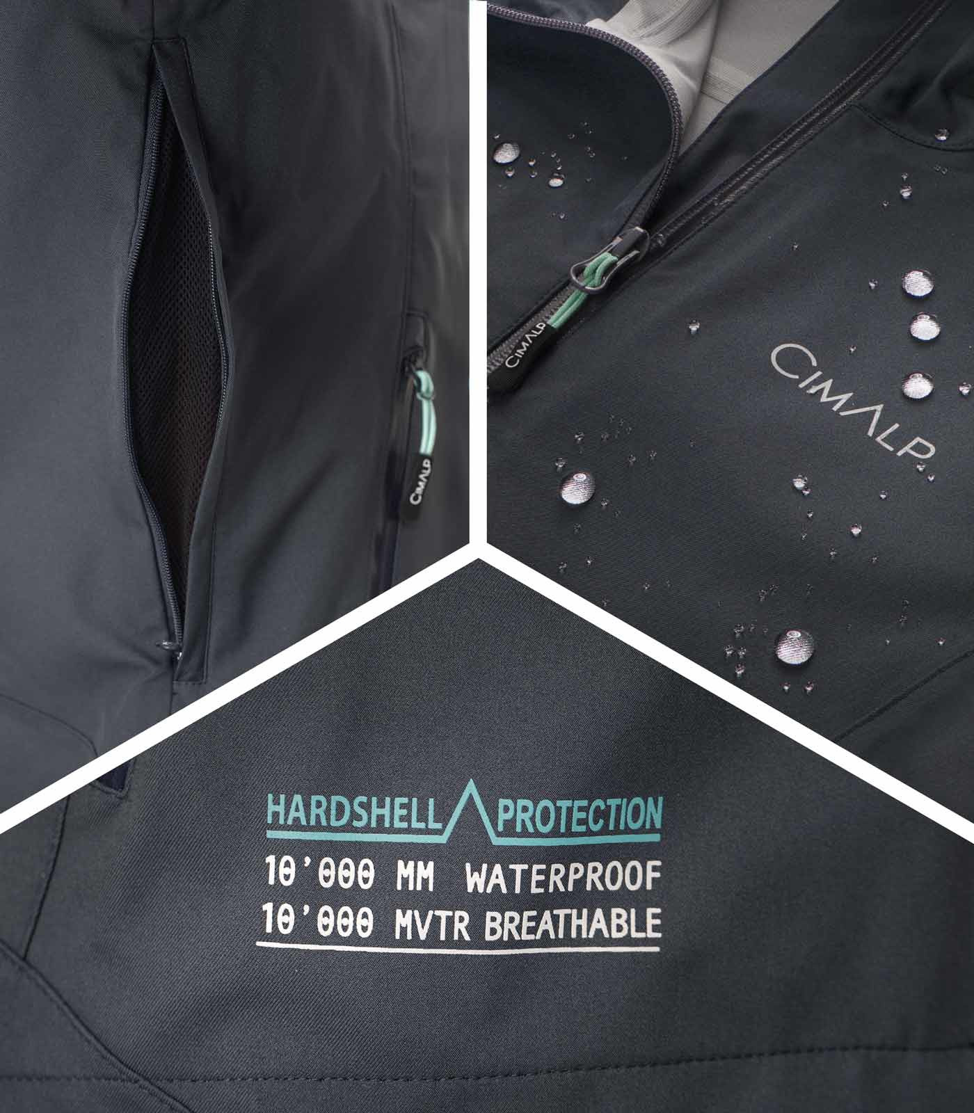 Veste imperméable et respirante Hardshell