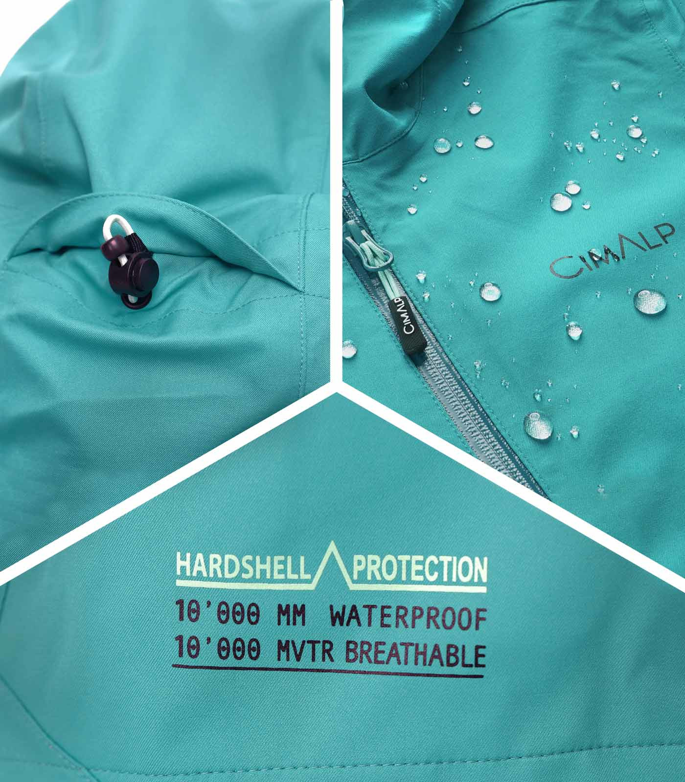 Veste imperméable et respirante Hardshell