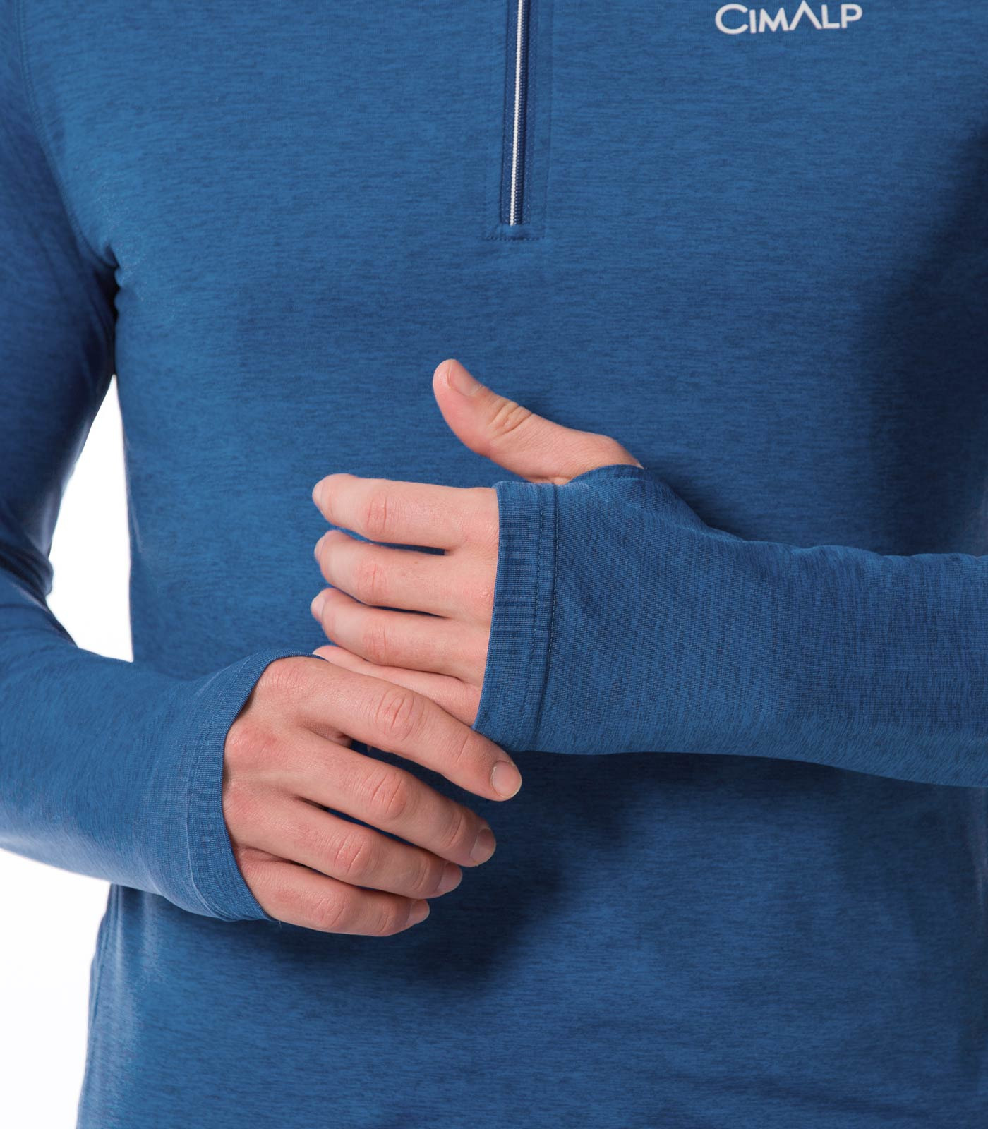 Maillot thermique performant à col zippé