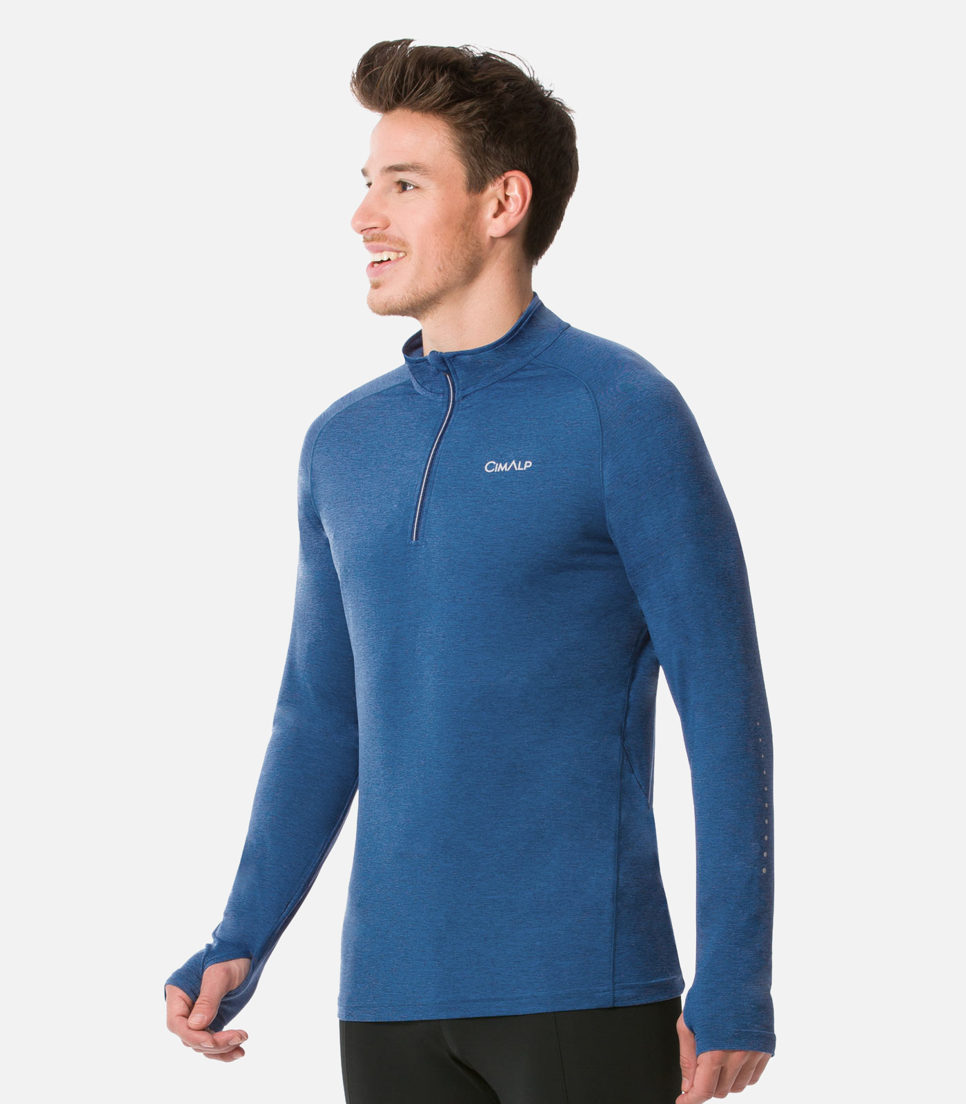 Maillot thermique performant à col zippé