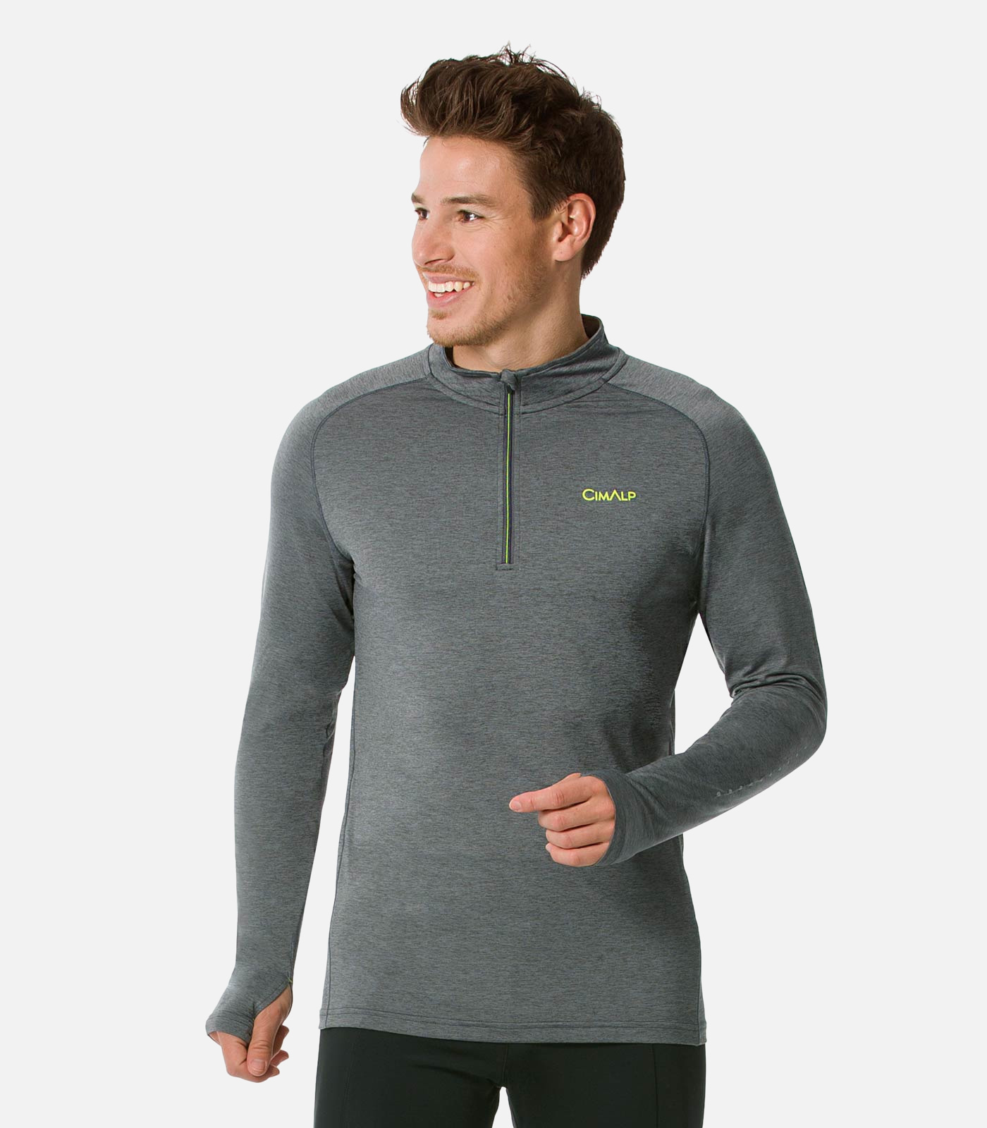 Maillot thermique performant à col zippé