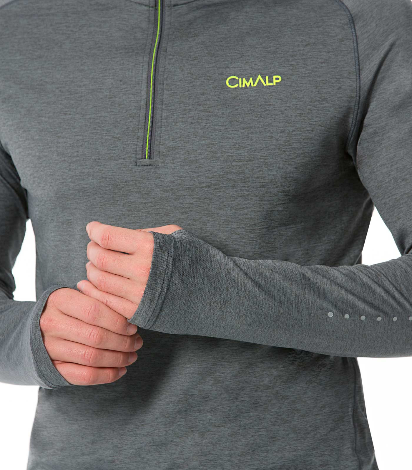 Maillot thermique performant à col zippé