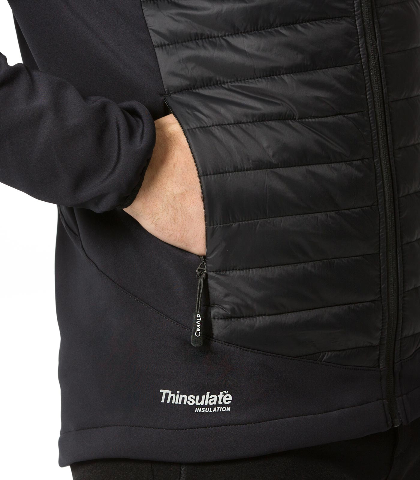 Veste thermique + coupe-vent spéciale marche nordique 