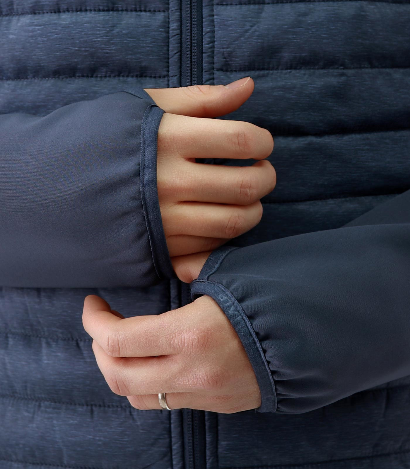 Veste thermique + coupe-vent spéciale marche nordique 