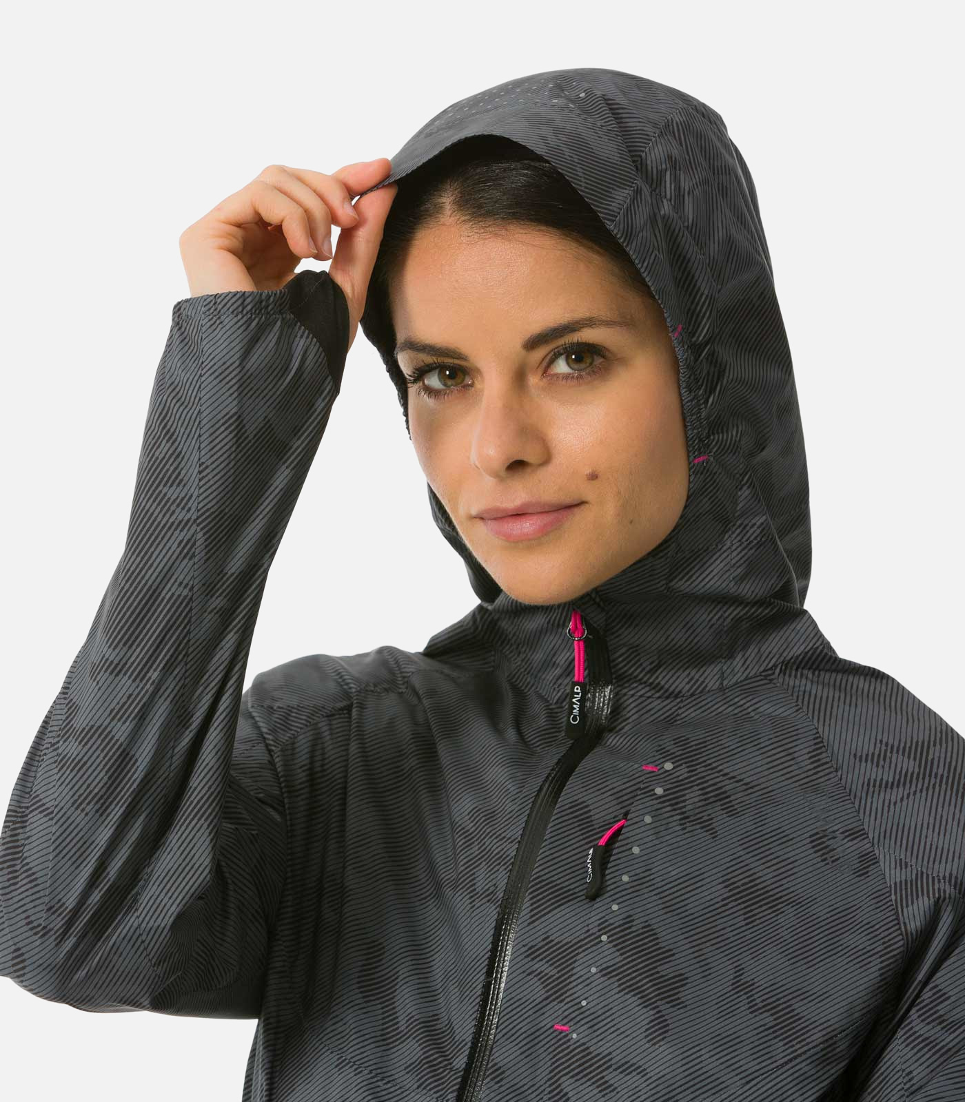 Veste de trail imperméable et respirante