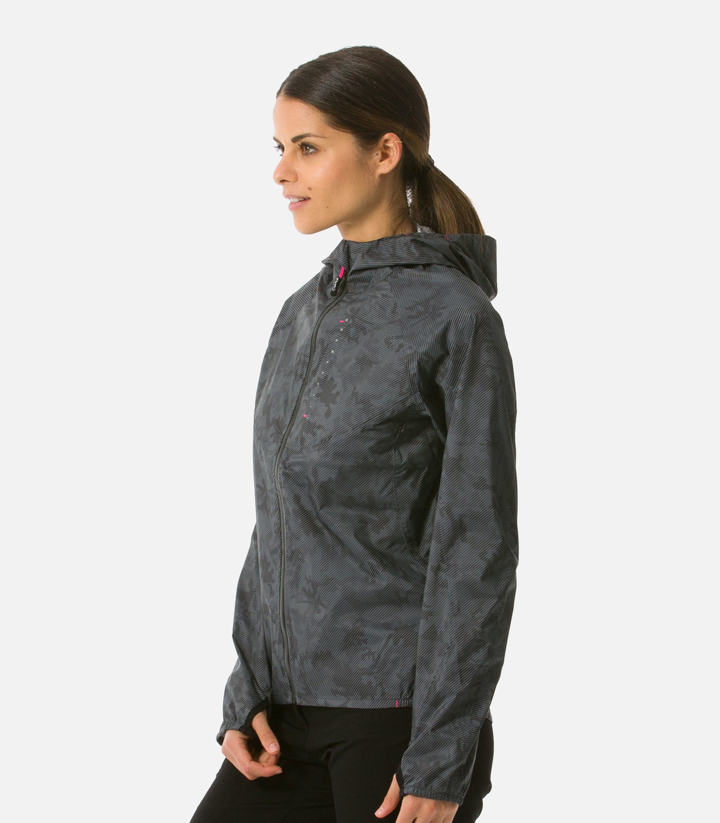 Veste de trail imperméable et respirante