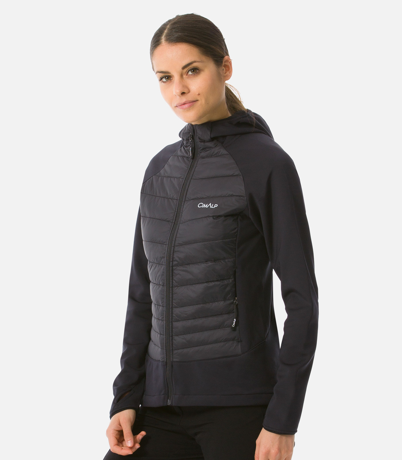 Veste thermique + coupe-vent spéciale marche nordique 