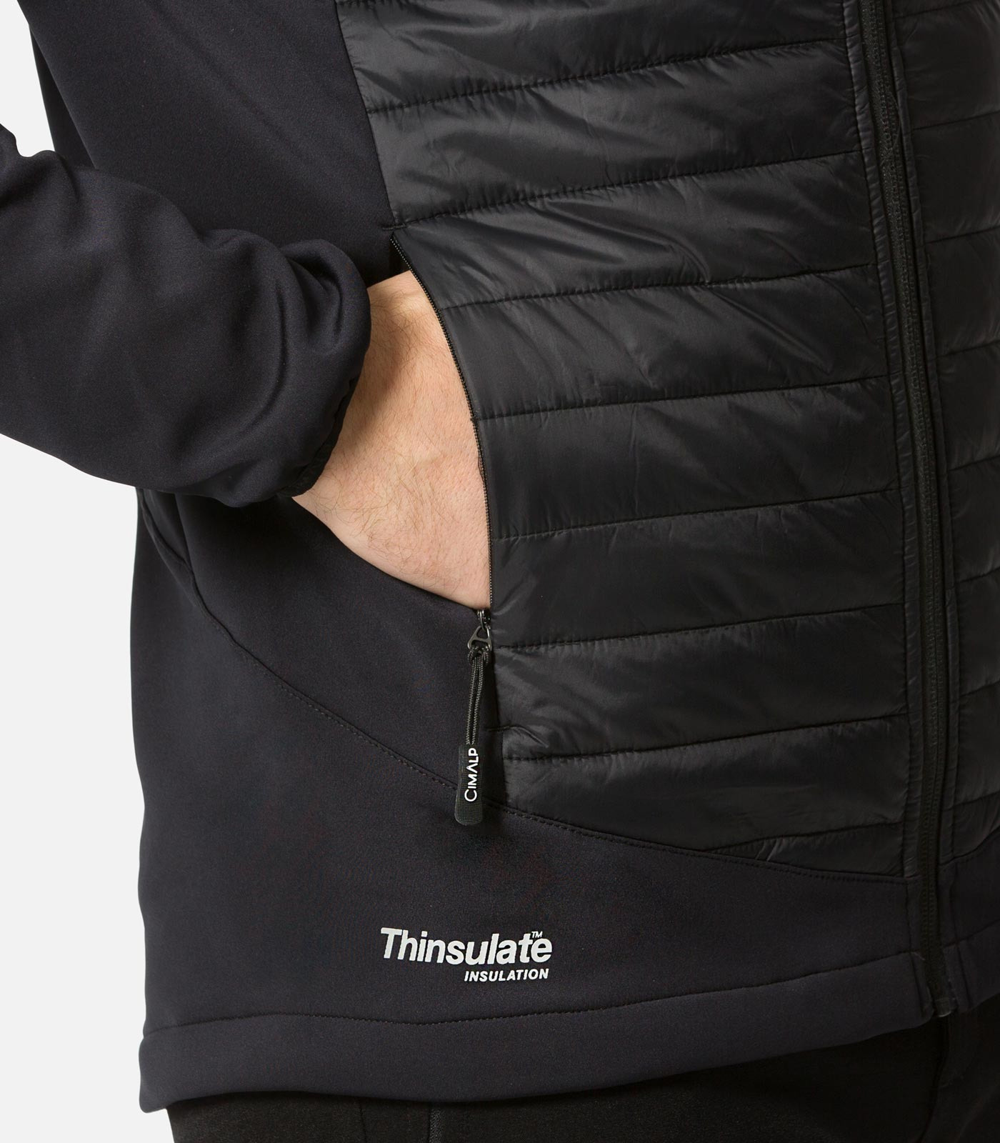 Veste thermique + coupe-vent spéciale marche nordique 