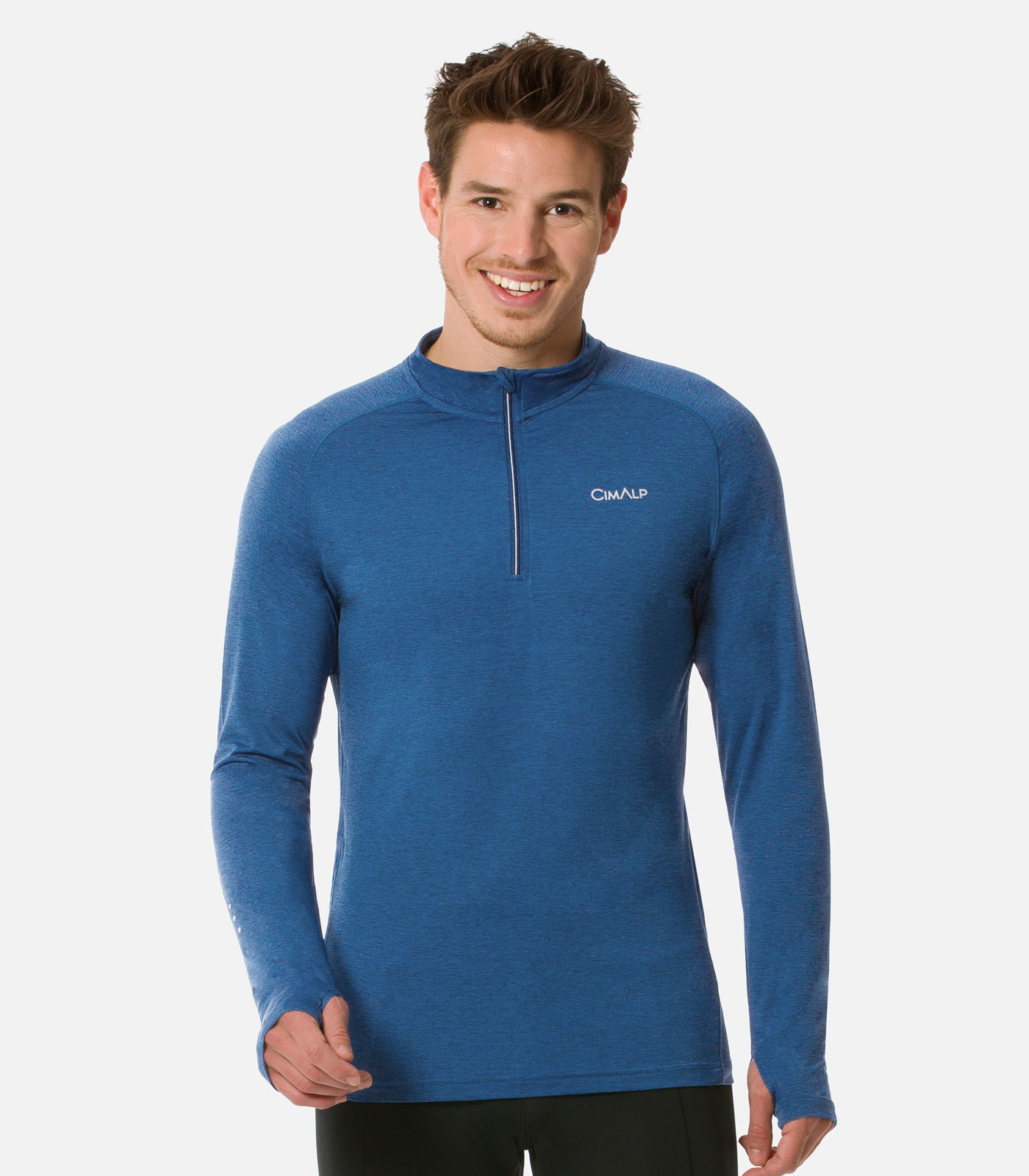 Maillot thermique performant à col zippé