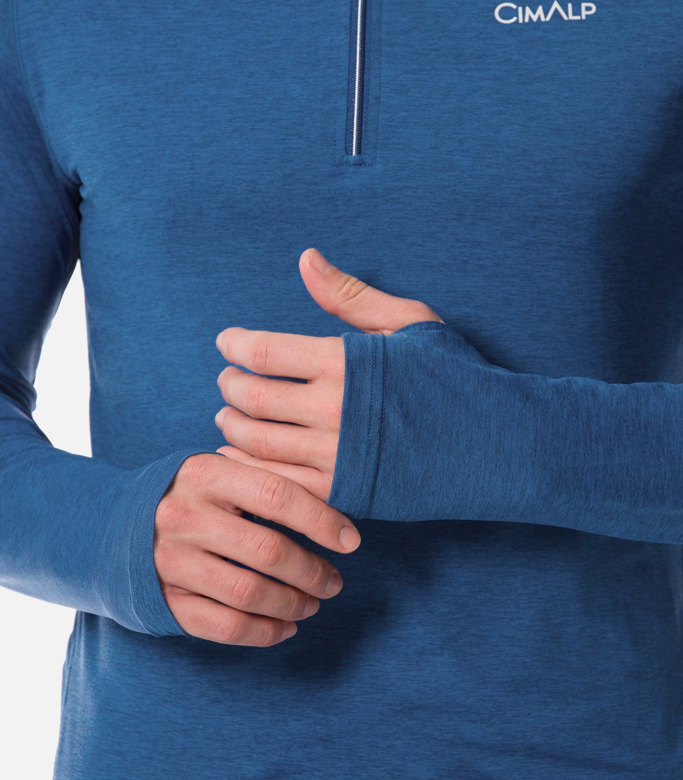 Maillot thermique performant à col zippé