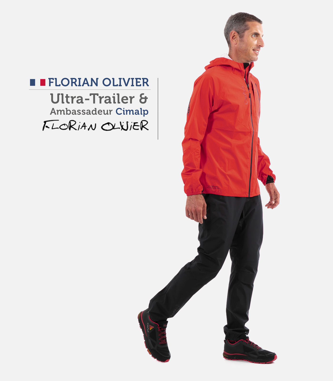 Veste de trail Ultrashell imperméable et coupe-vent