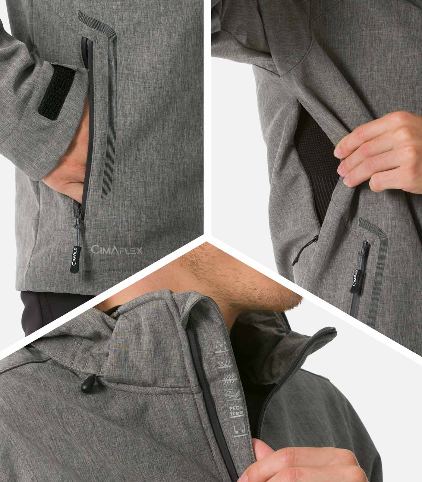 Softshelljacke mit Kapuze Softshelljacke mit Kapuze