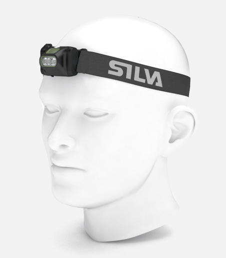 Batteriebetriebene Stirnlampe für Wanderungen und Orientierungsläufe SILVA