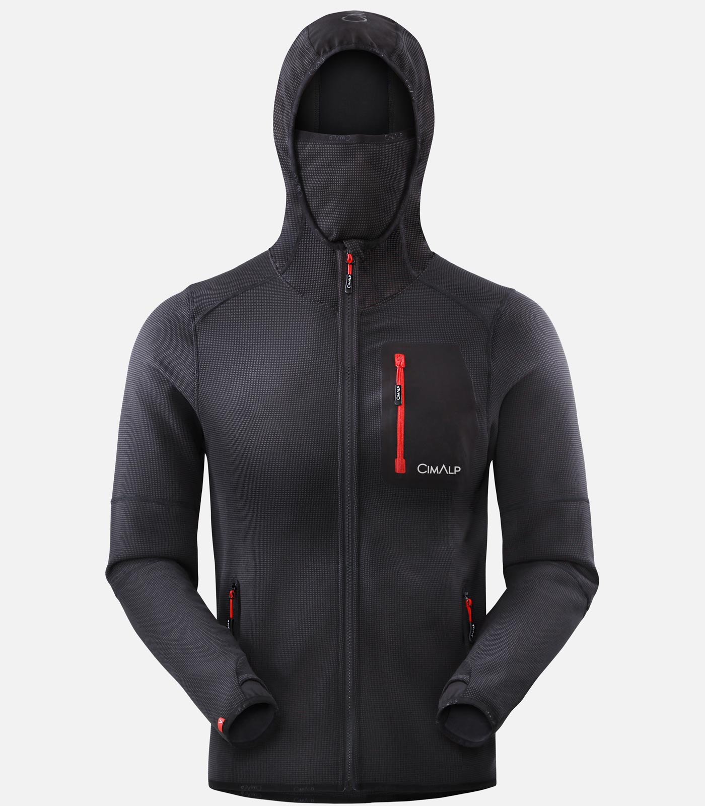 Extrawarme Jacke mit Gesichtsmaske für Herren | CIMALP® Extrawarme Jacke mit Gesichtsmaske für Herren | CIMALP®