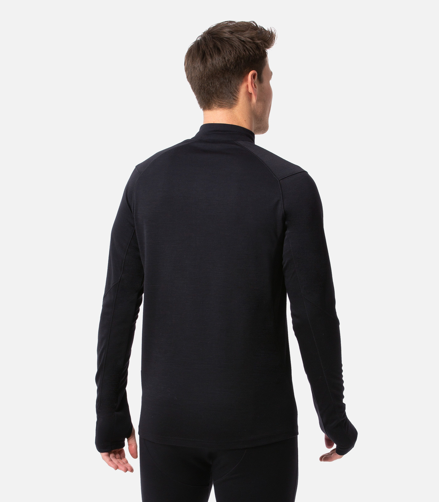 Sous-vêtement thermique 1/2 zip en laine Mérinos