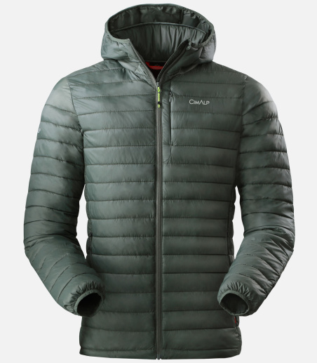 Doudoune à capuche chaude en duvet Cimaloft®