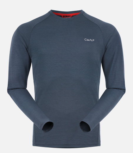 T-shirt en laine Mérinos manches longues