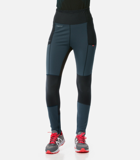 Collant de trail running chaud et coupe-vent