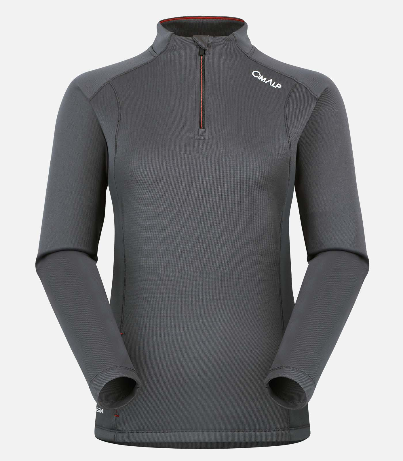 Sweat technique chaud & stretch à col zippé