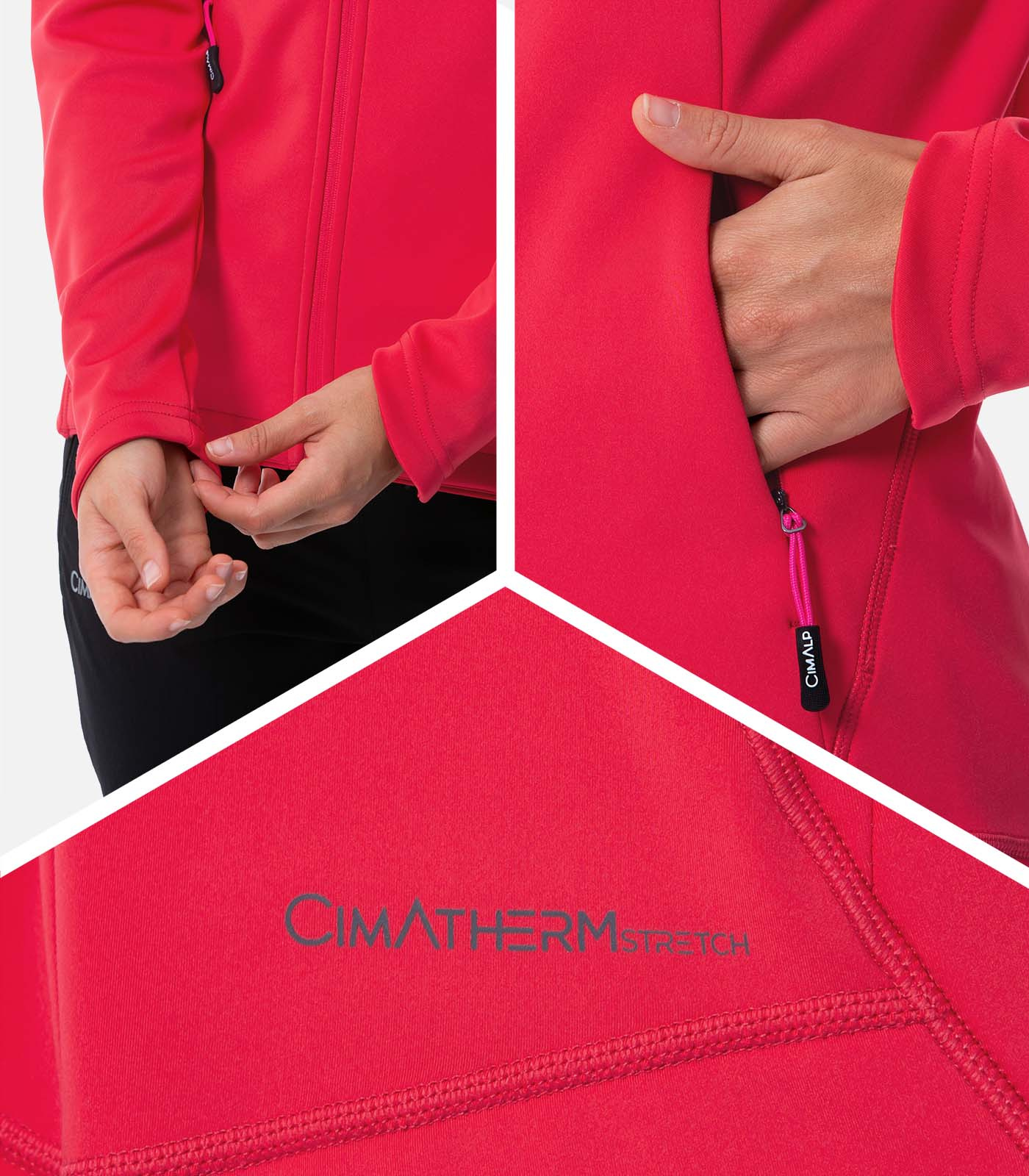 Winddichte Fleecejacke