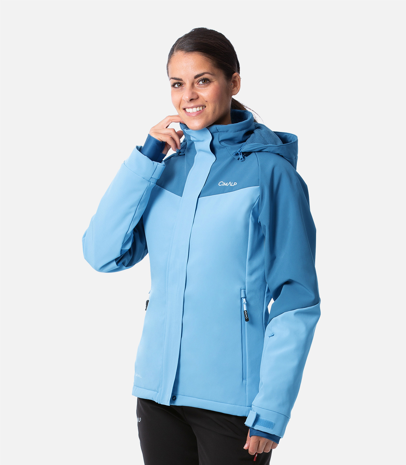 Funktionale Softshell-Skijacke