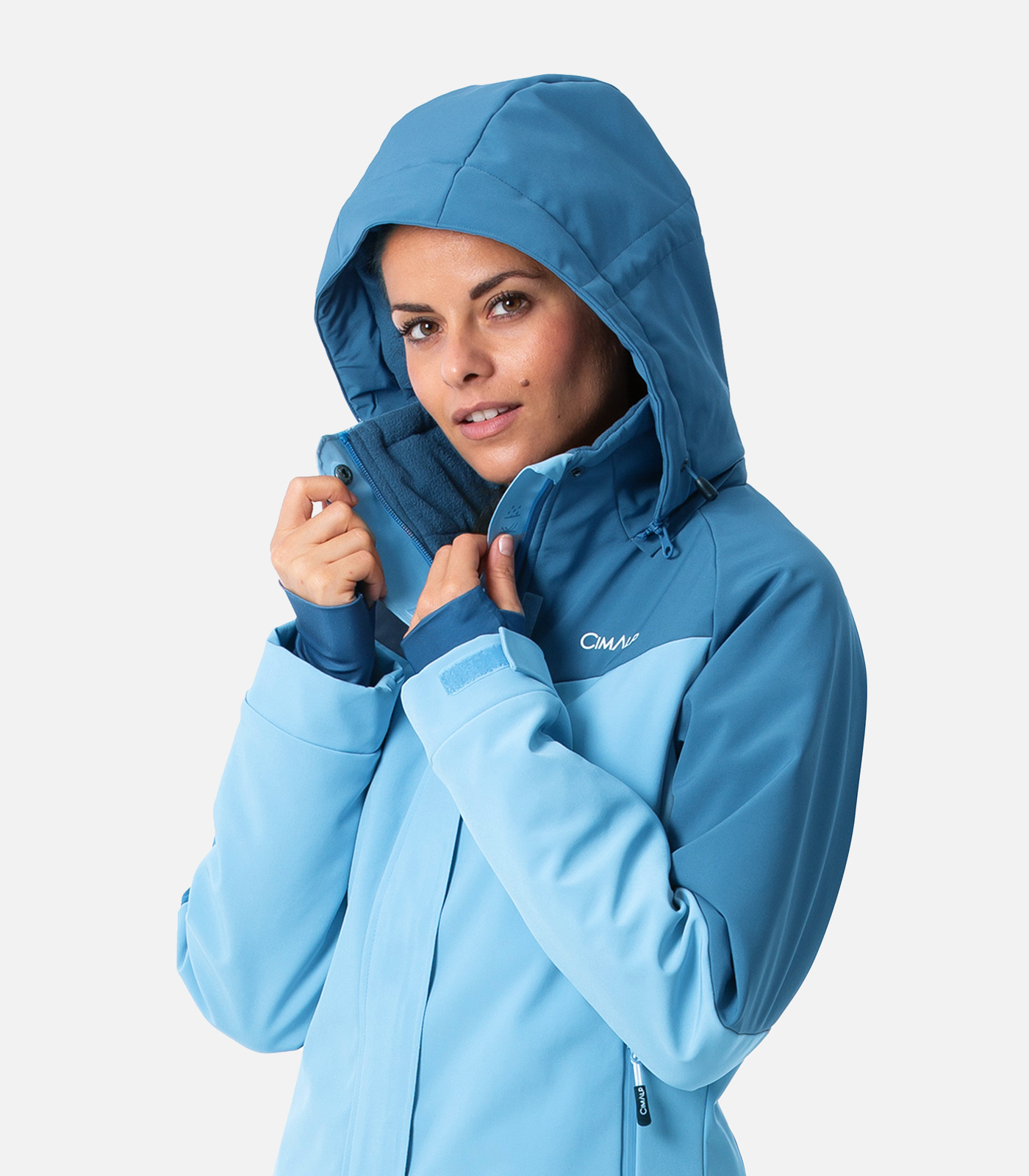 Funktionale Softshell-Skijacke