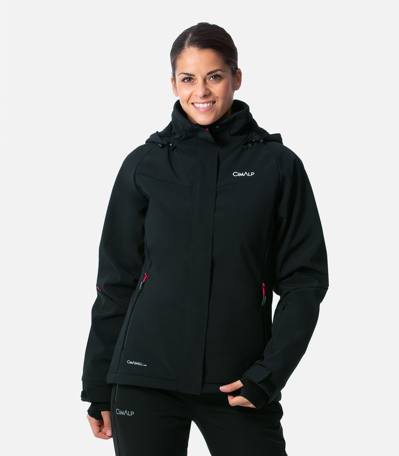 Funktionale Softshell-Skijacke