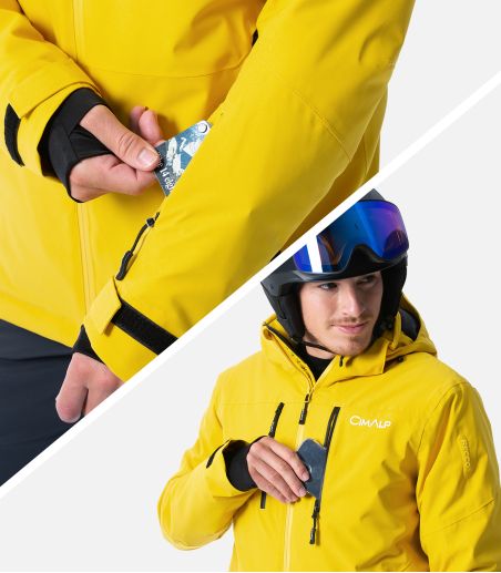 Funktionale Skijacke mit Stretch