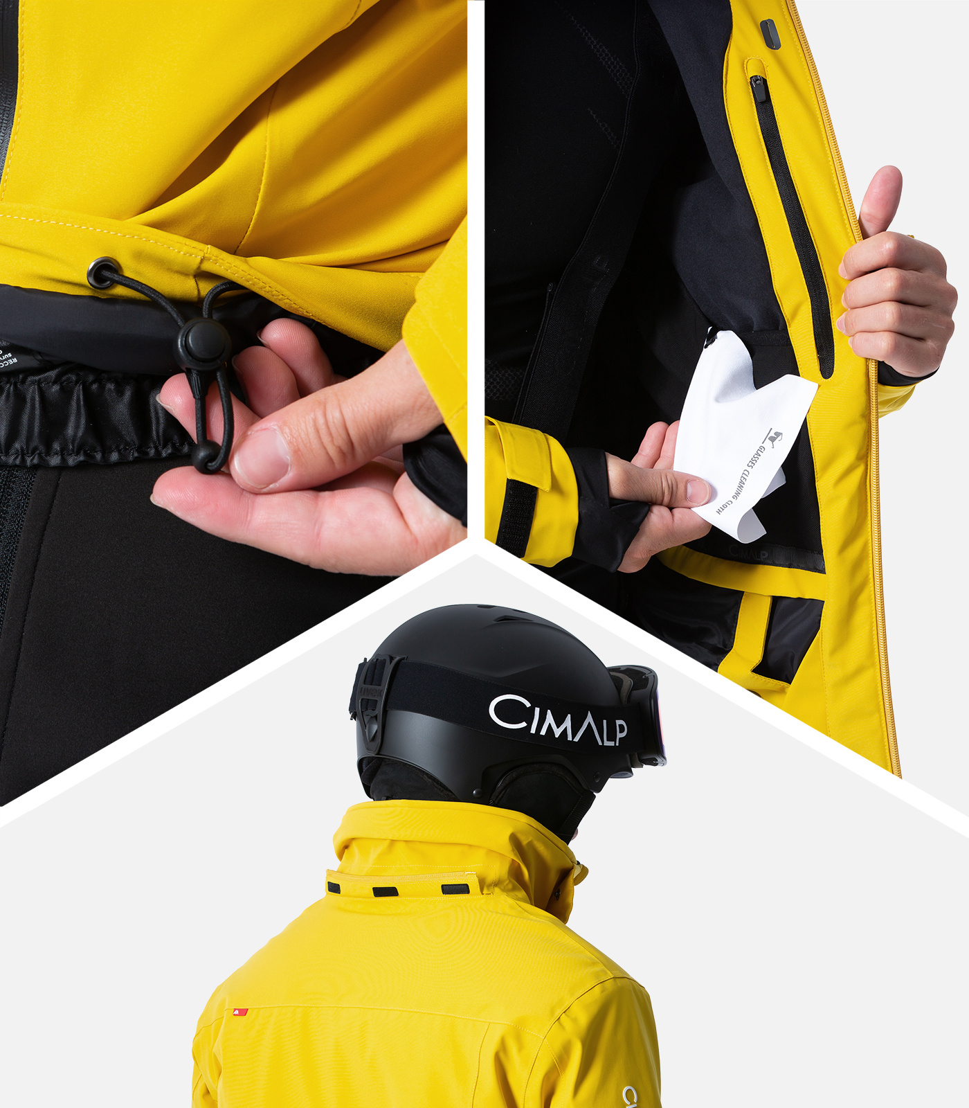 Funktionale Skijacke mit Stretch