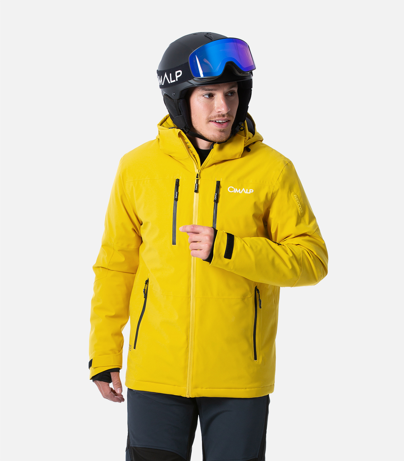 Funktionale Skijacke mit Stretch