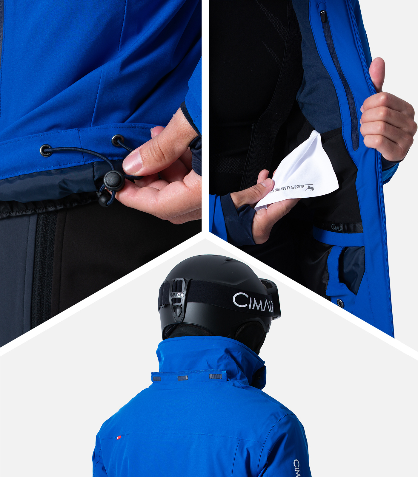 Funktionale Skijacke mit Stretch