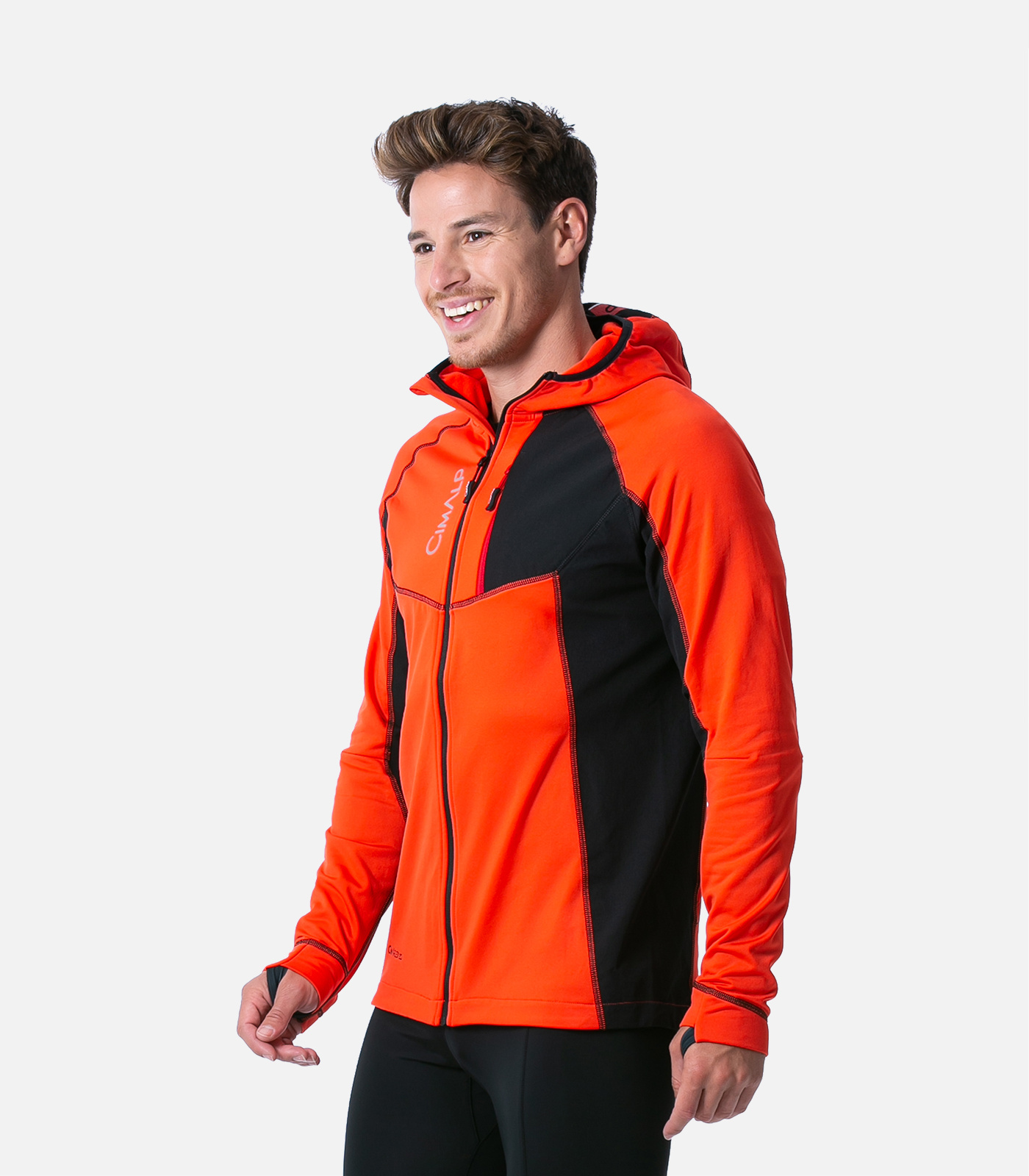 Veste de trail thermique et stretch
