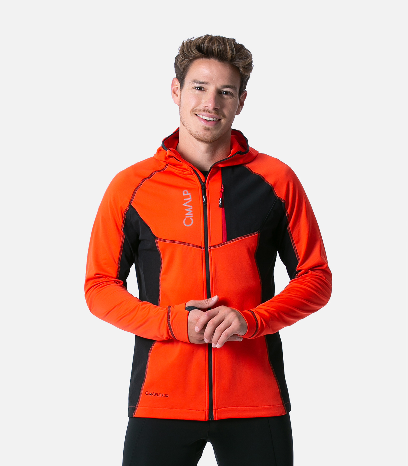 Veste de trail thermique et stretch