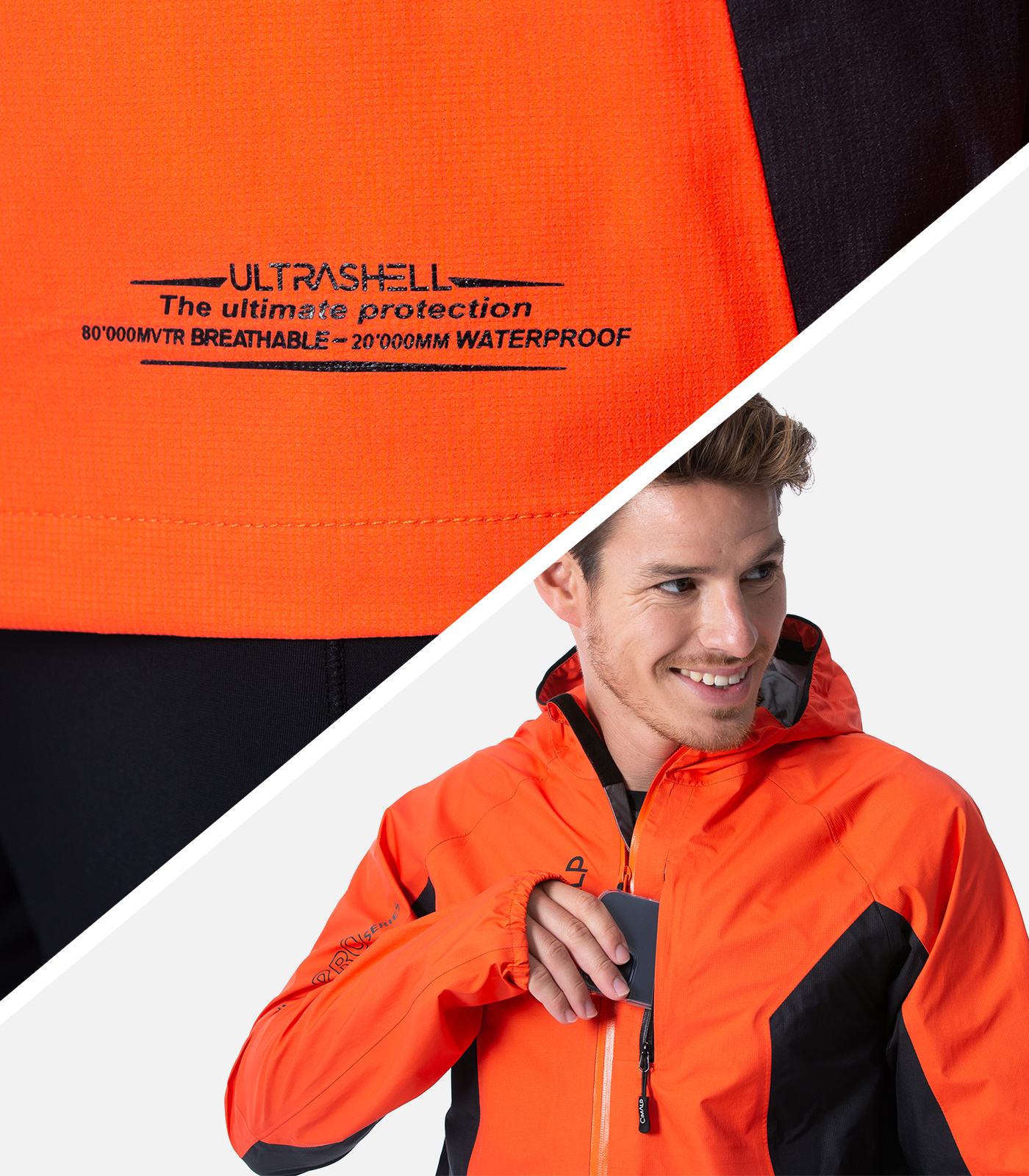 Veste de trail imper-respirante Ultrashell® 3 couches