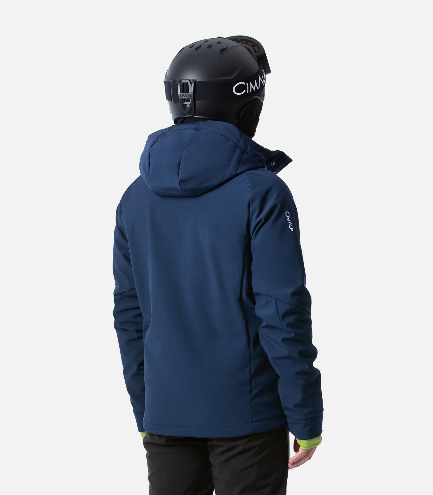 Warme, technische Softshell-Skijacke