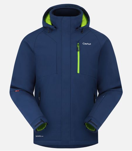 Warme, technische Softshell-Skijacke
