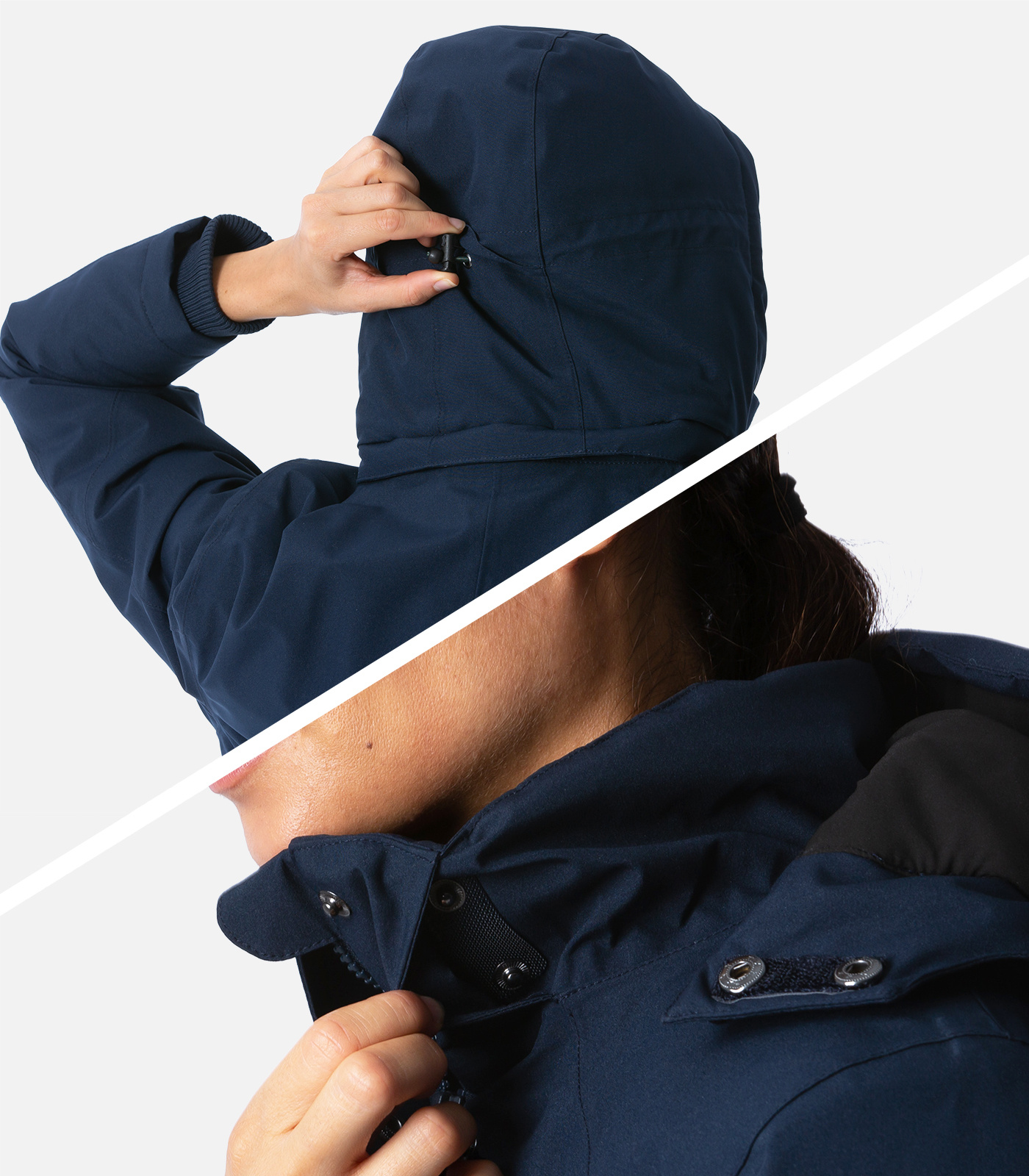 Parka longue thermique et imper-respirante