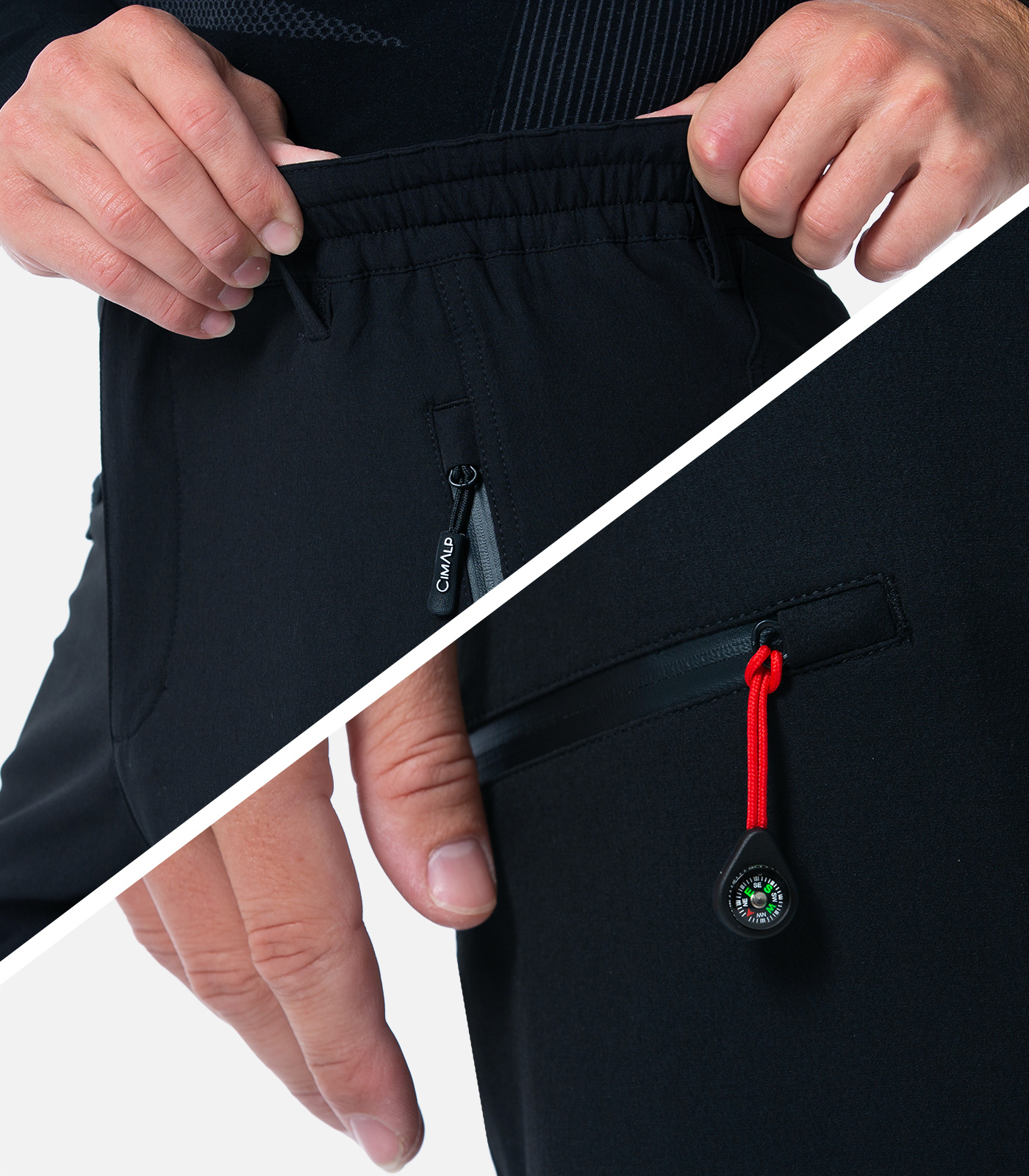 Pantalon de montagne stretch avec renforts Pantalon de montagne stretch avec renforts