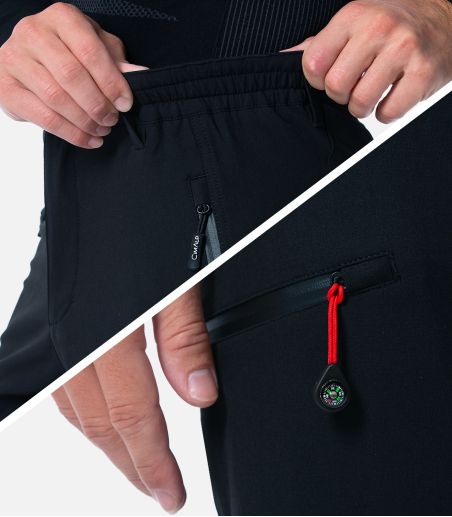 Pantalon de montagne stretch avec renforts 