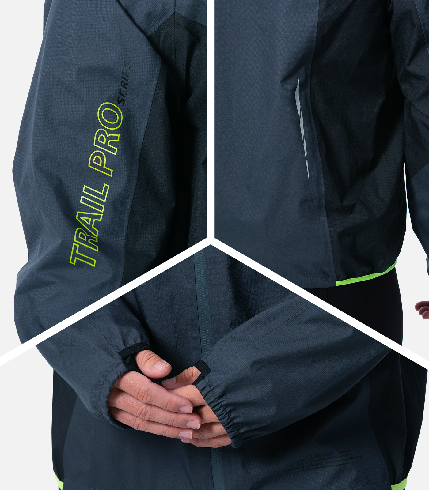 Veste de trail imper-respirante Ultrashell® 3 couches