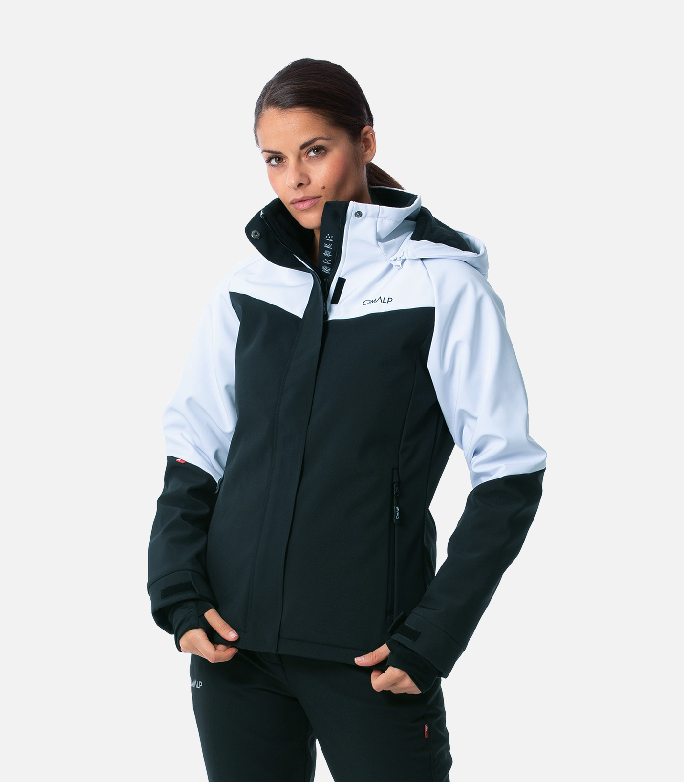 Funktionale Softshell-Skijacke