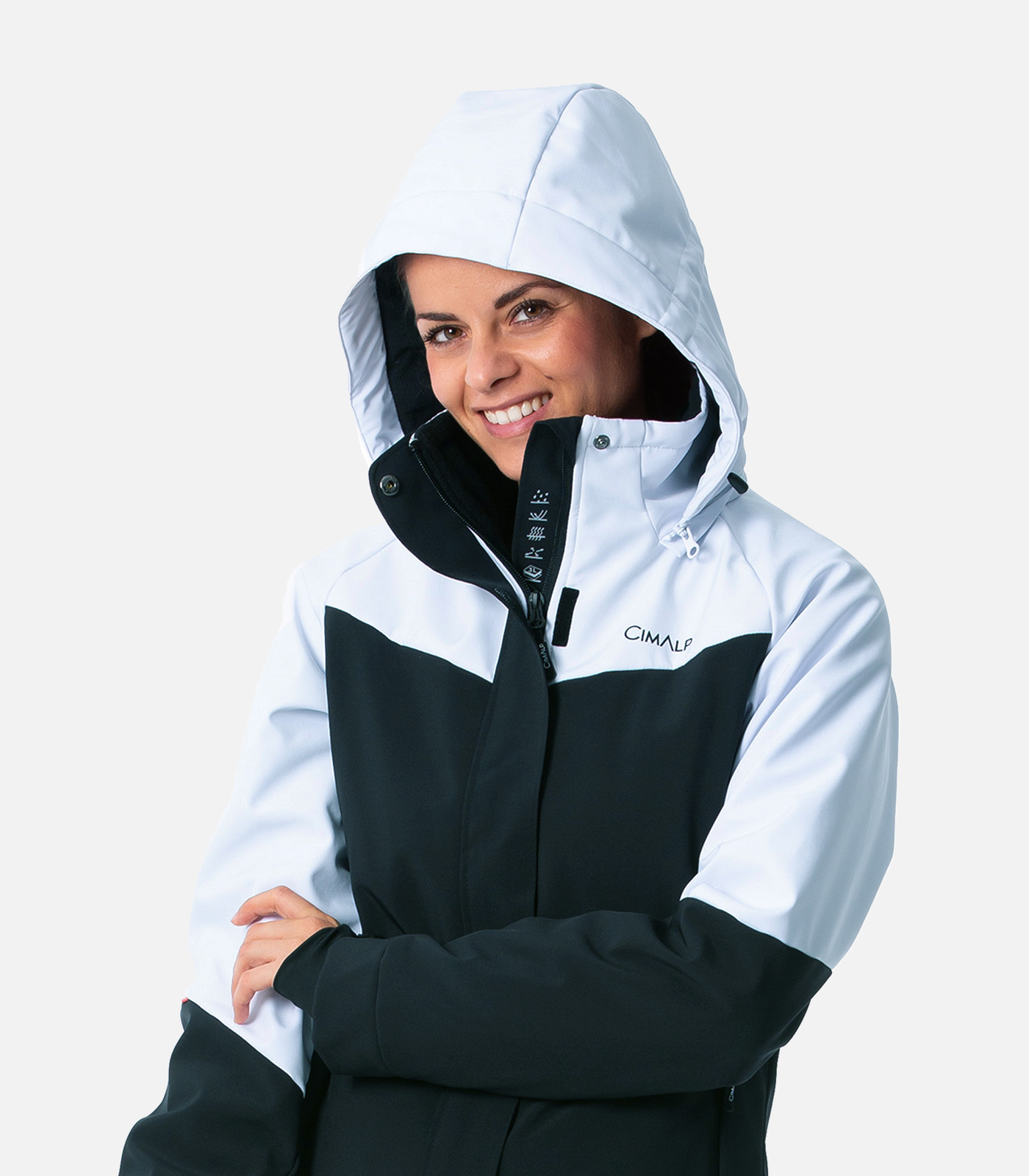 Funktionale Softshell-Skijacke