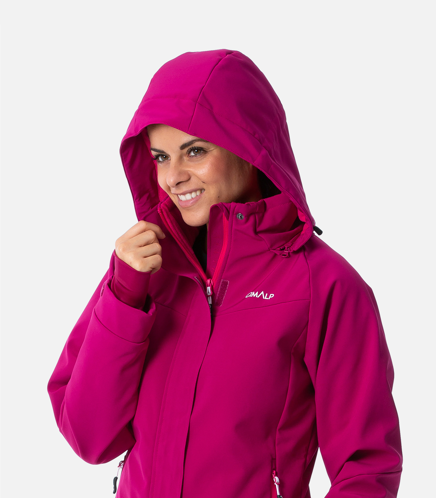 Funktionale Softshell-Skijacke