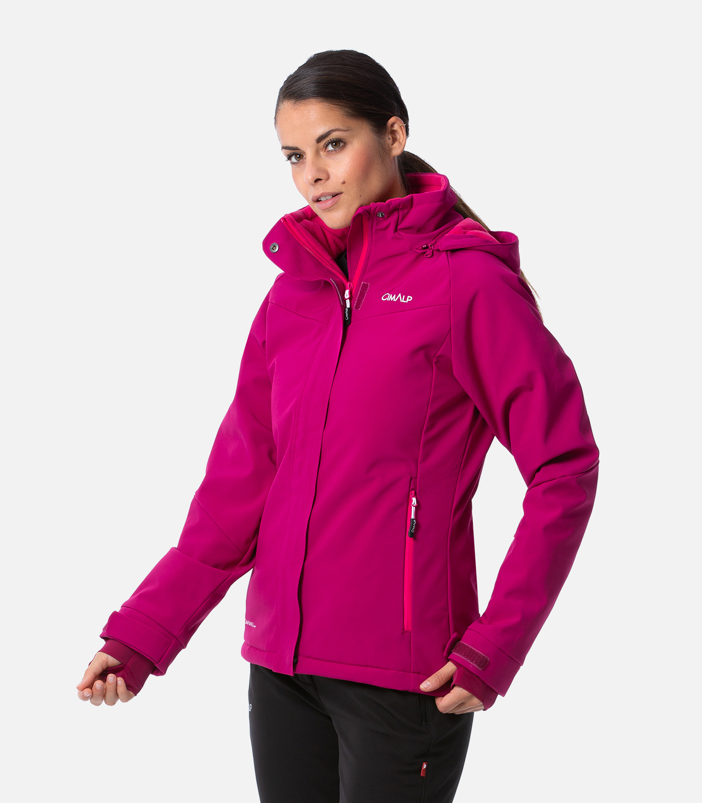 Funktionale Softshell-Skijacke