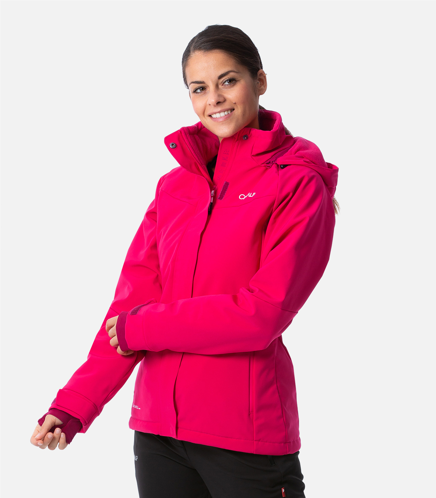 Funktionale Softshell-Skijacke